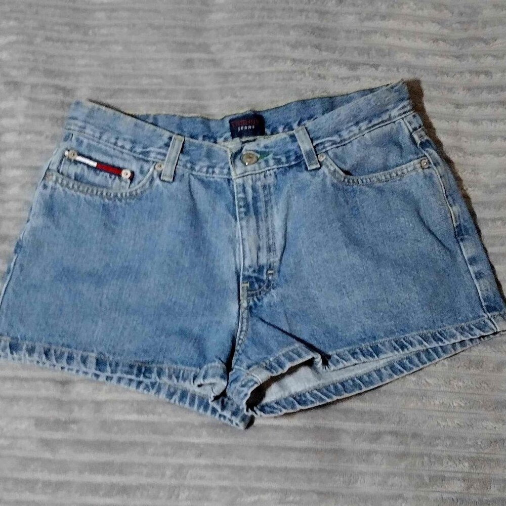 Vintage Size 11 Tommy Hilfiger Blue Jean Denim Shorts